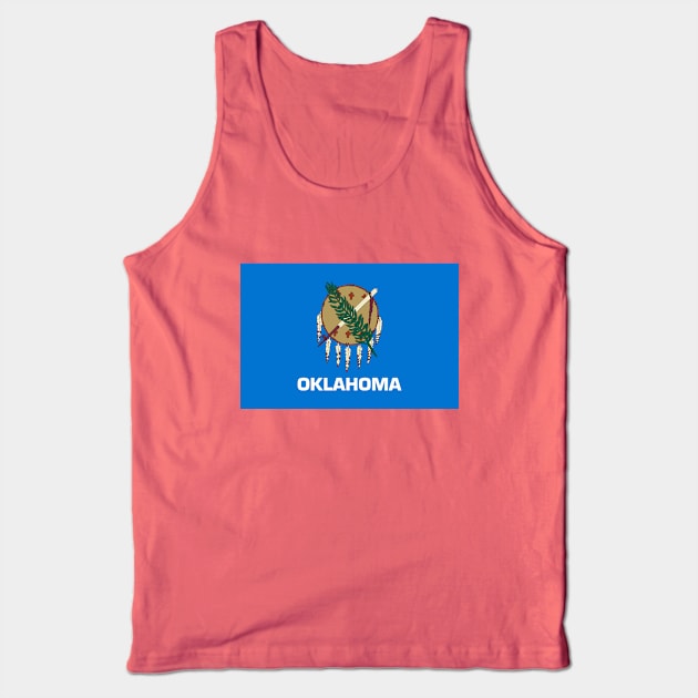 Flag of Oklahoma Tank Top by brigadeiro